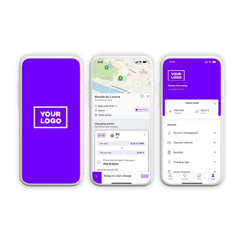 Branded mobile app your logo