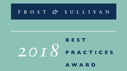 Frost & Sullivan 2018 award logo